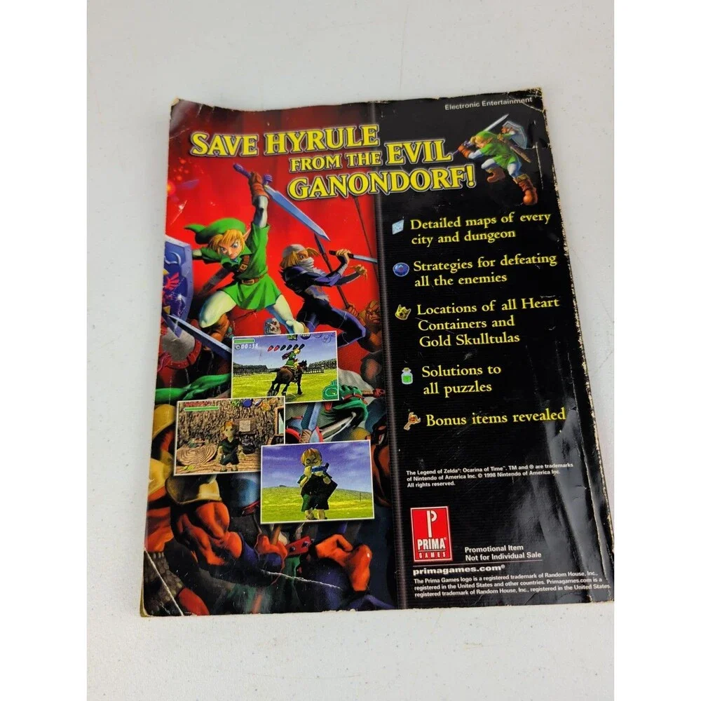 Prima GameStop Exclusive The Legend of Zelda: Ocarina of Time Strategy Guide
